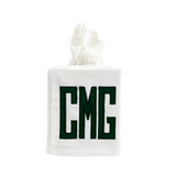 Monogrammed Tissue Box Cover