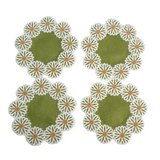 Daisy Cocktail Napkins, set of 4