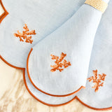 Coral Dinner Napkins, set of 2