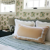 Martha Stripe Quilt Green