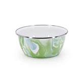 Green & Blue Marbled Enamelware