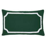 Hunter Green Border Shams