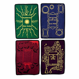 Spooky Books Cocktail Napkins, set of 4