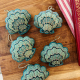 Beaded Scalloped Shell Ornament
