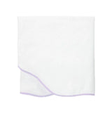 Lilac Pique Scallop Coverlets
