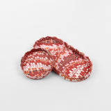 Marbled Round Scallop Tray Set