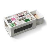 Matchbook Ceramic Match Box