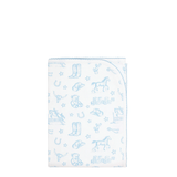 Blue Lone Star Toile Baby Collection