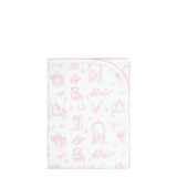 Pink Lone Star Toile Baby Collection