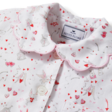 Kid's Twill Colette Pajama Set in Love Song