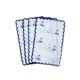 Sailboat Cocktail Napkins, set of 4