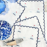 Sailboat Cocktail Napkins, set of 4