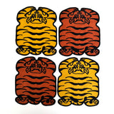 Tibetan Tiger Cocktail Napkins, set of 4