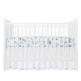 Bloomsbury Blue Crib Sheet