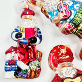 Pardon My French Santa Ornament