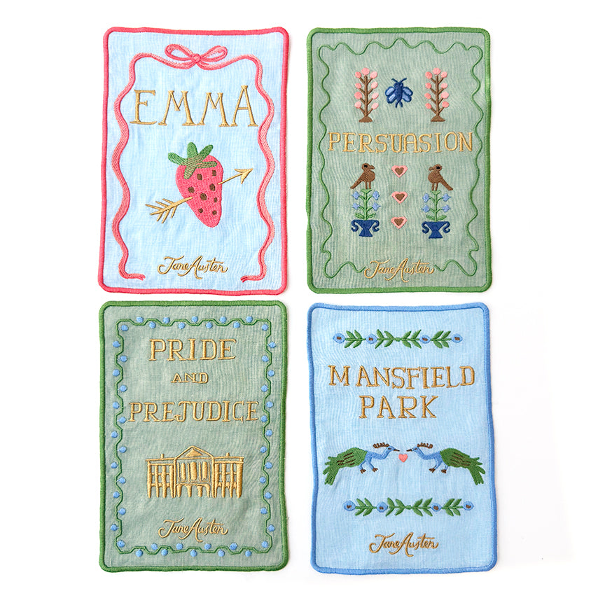 Jane Austen Cocktail Napkins, set of 4 – Biscuit Home