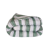 Martha Stripe Quilt Green