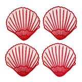 Sea Shell Cocktail Napkins, set of 4
