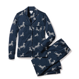 Women's Luxe Pima Zèbre de Nuit Pajama