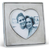 Pewter Heart in Square Frame