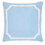 Cornflower Blue Border Shams