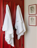 White Somerset Scallop Towel Collection