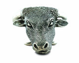 Pewter Steer Head Napkin Ring