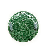 Green Lilly Cheese Tray with Mice