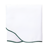Hunter Green Pique Scallop Coverlets