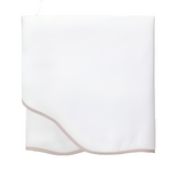 Taupe Pique Scallop Coverlets