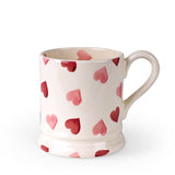 Pink Hearts 1/2 Pint Mug