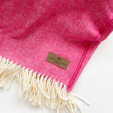 Italian Herringbone Throw, Orchid