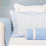 Cornflower Pique Scallop Coverlets