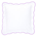 Lilac Pique Scallop Bedding