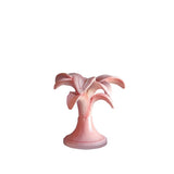 Pink Palm Candleholder