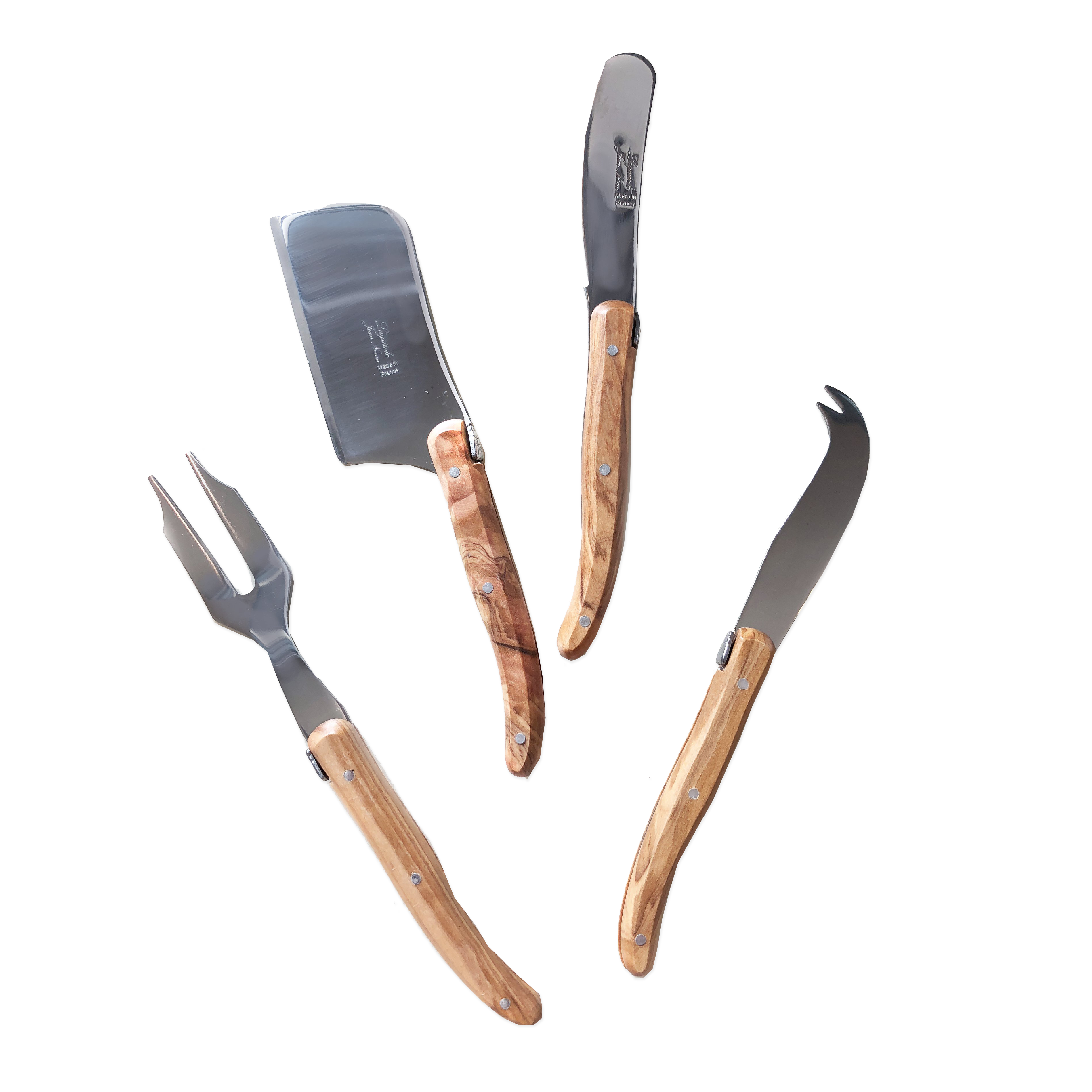 Olive Wood Cheese Knives – Biscuit Home