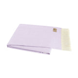 Italian Herringbone Throw, Lilac