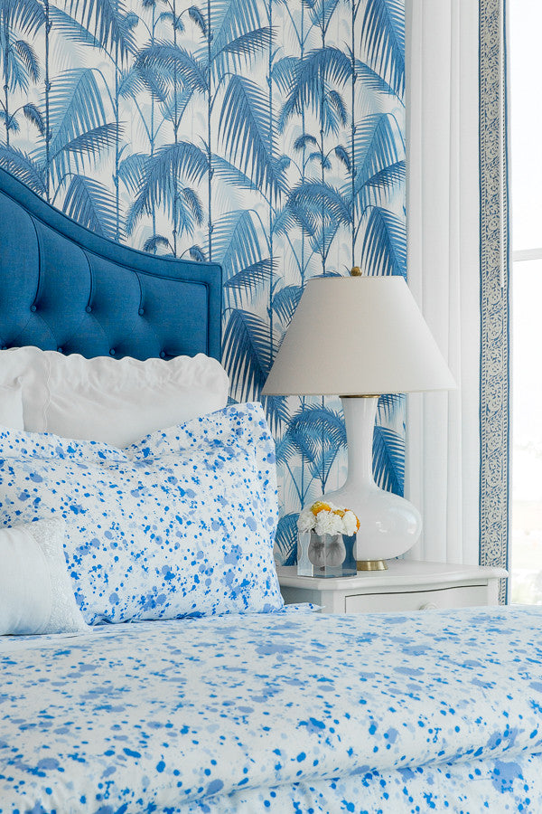 Blue & Blue Beach Bedroom