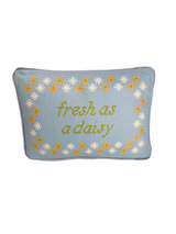 Fresh as a Daisy Needlepoint Pillow