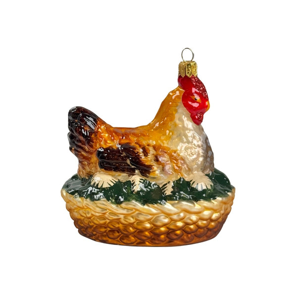 Nesting Hen Ornament