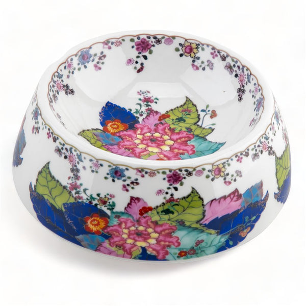 Tobacco Leaf Ceramic Pet Bowl