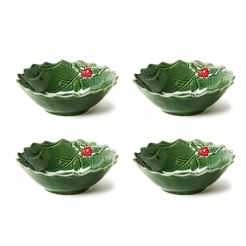 Holiday Holly Tasting Bowl Set