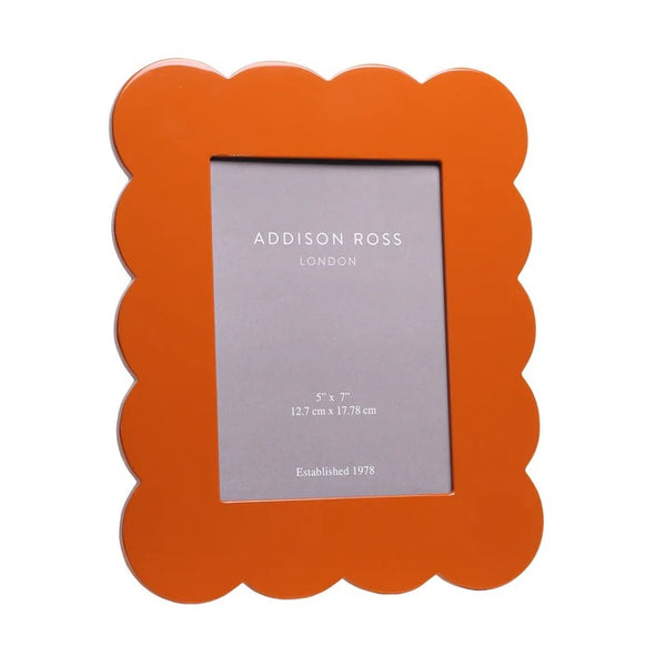 Lacquered Scallop Picture Frame