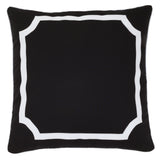 Black Shams with White Border