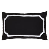 Black Shams with White Border