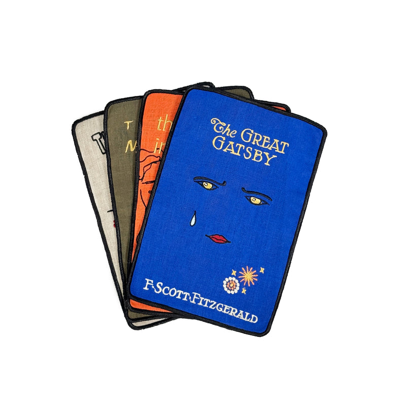 Great Books Cocktail Napkins, set of 4