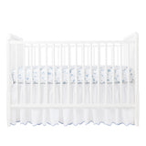 Boone Blue Crib Sheet