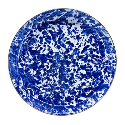 Cobalt Blue Spatter Enamelware