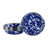 Cobalt Blue Spatter Enamelware