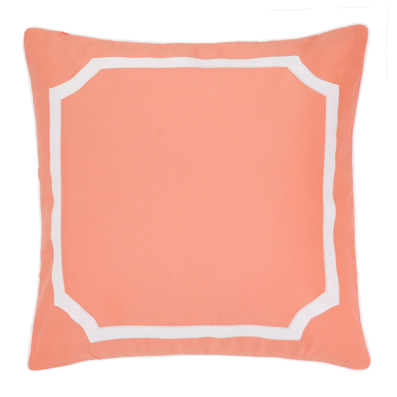 Coral Border Shams